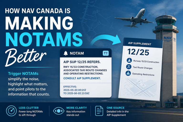 How Nav Canada Is Making NOTAMS Better